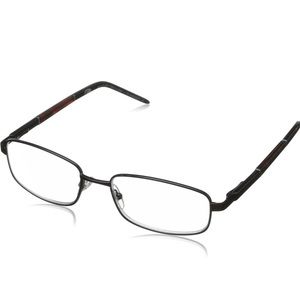 Foster Grant Mens Griffin Rectangular, reading Glasses +2.50